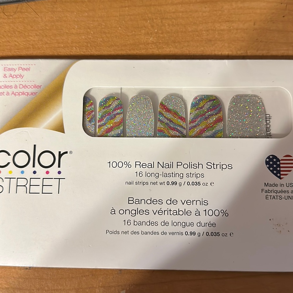 Color street nail polish strips